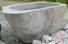 Product image 3 of the product “Riverstone basin, natural surface, polished inside. Dia approx 121-130cm Height 51-60cm ”